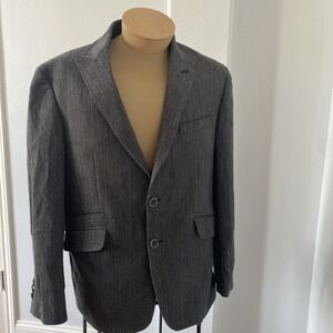 Joseph Abboud Sport Coat Mens 42S Tessuti Sondrio Slim Fit‎ Elbow Pat Two Button
